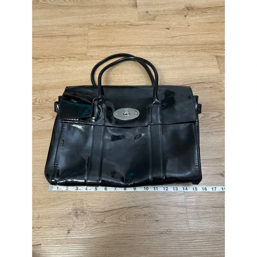 Mulberry Bayswater Black Patent Leather Bag